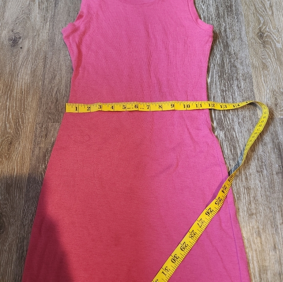 Bright pink Wilfred Free bodycon dress - Picture 7 of 8